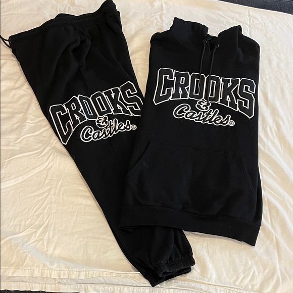 Crooks & Castles Other - Crooks & Castles Mens Black Joggers